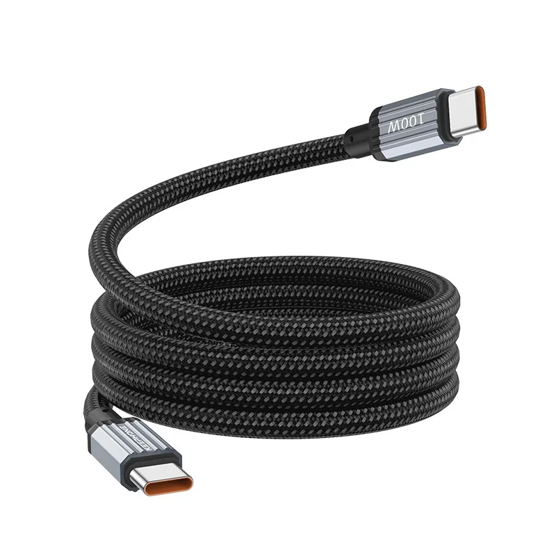 Кабель магнитный Keephone Magcoil 100W USB-C - USB-C 1м (Black)