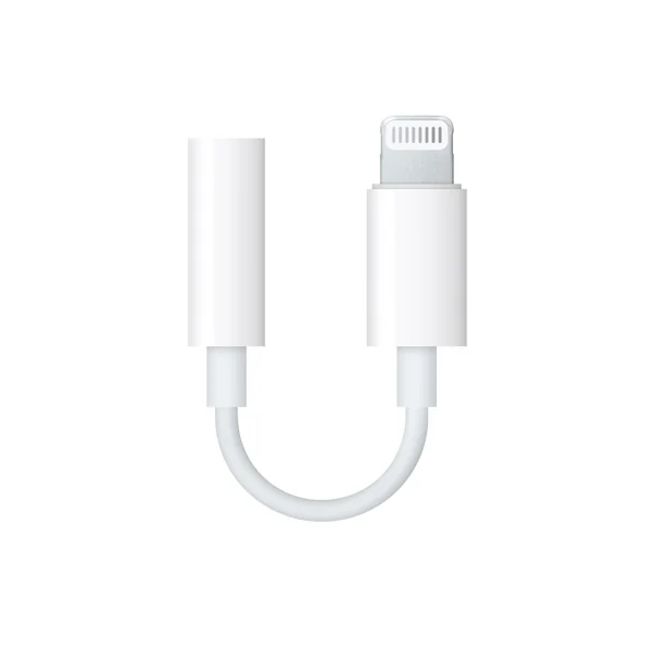 Переходник Lightning - 3.5mm Original (White)