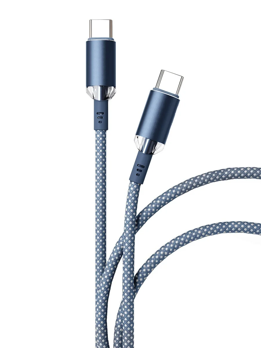 Кабель VLP Diamond USB-C - USB-C 1.2м , темно-синий