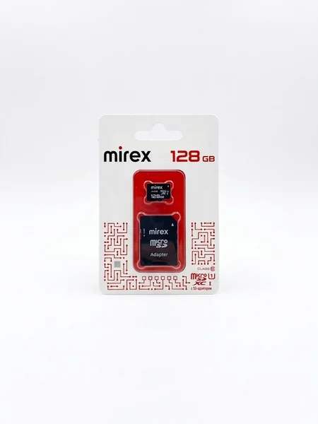 Карта памяти Mirex microSDXC с адаптером 128GB