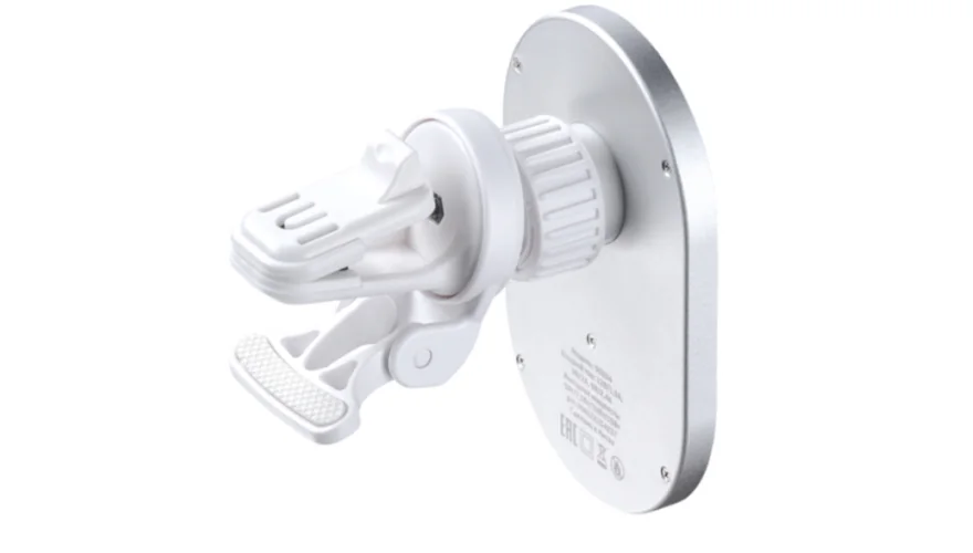 Автомобильный держатель Deppa Flat MagSafe с беспроводной зарядкой (White)