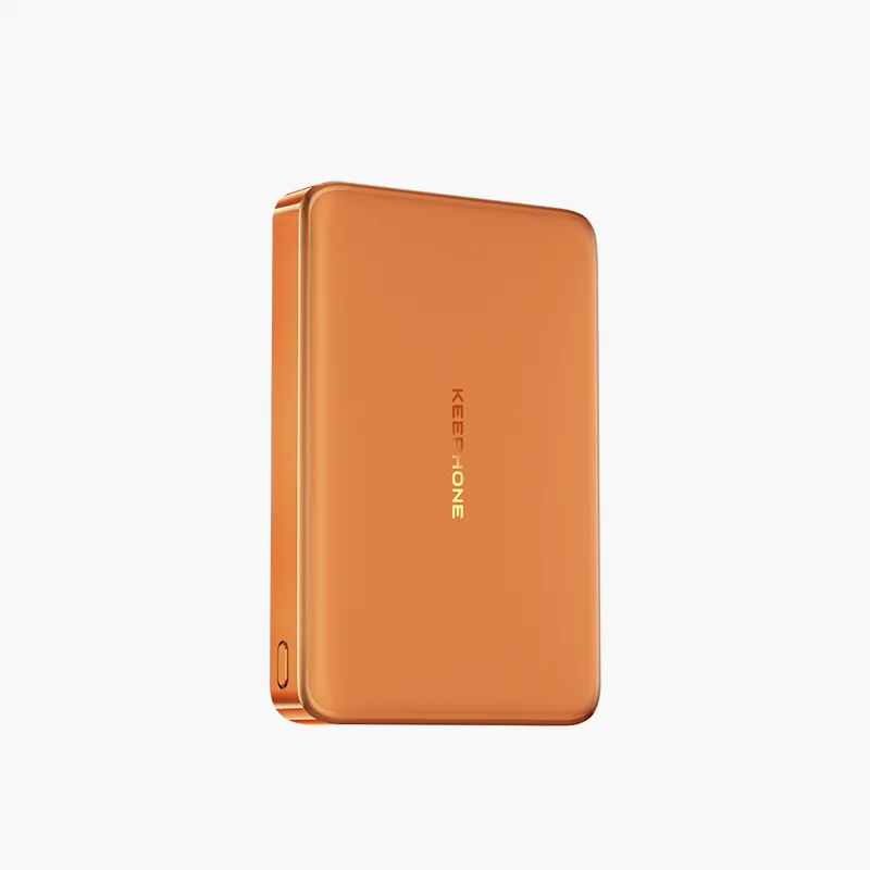 Внешний аккумулятор Keephone Ultra Slim Shanks MagSafe Qi2 10000mAh 25W (Cosmic Orange)