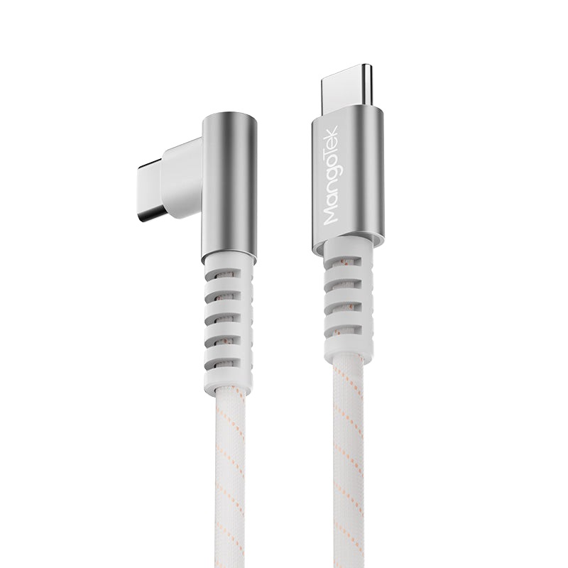 Кабель MangoTek MCC10E USB-C - USB-C 240W 1,5м (Silver)