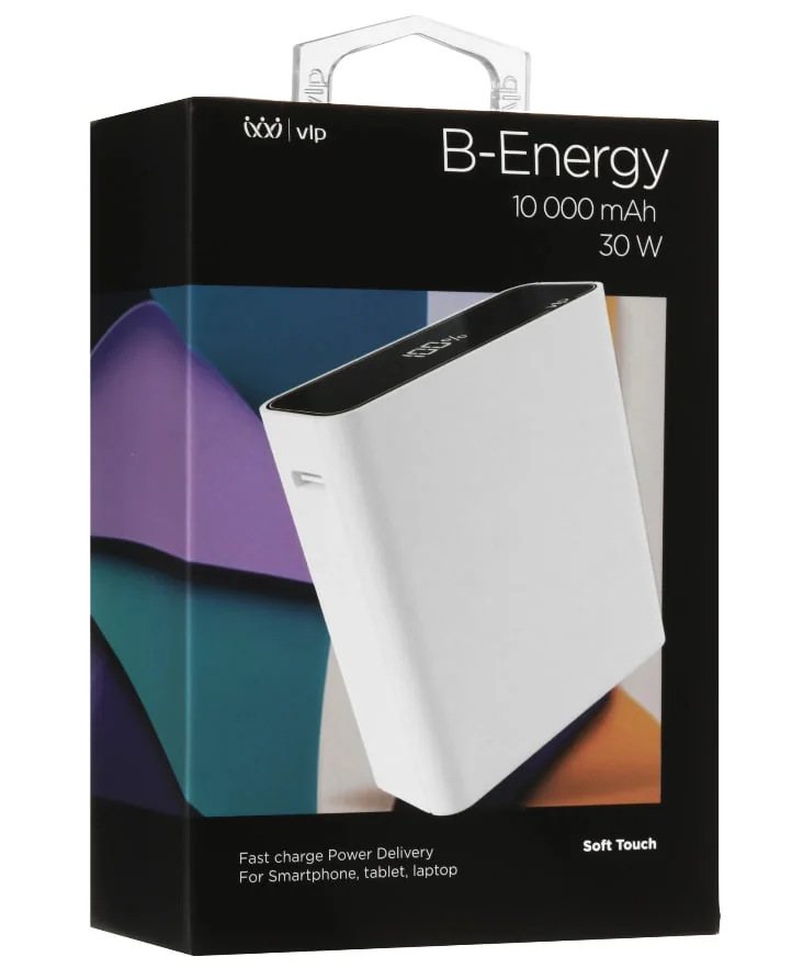 Внешний аккумулятор VLP B-Energy 10000mah (белый)