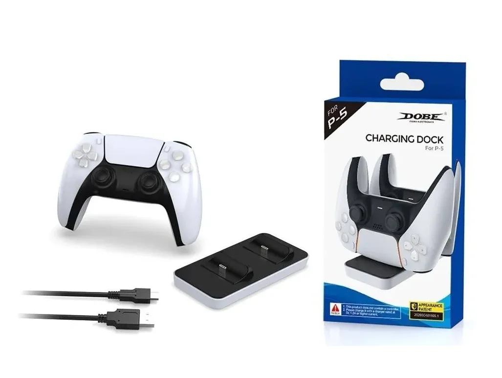 Зарядная станция для 2-x геймпадов PS5 Dual Sense Charging Dock TP5-0591