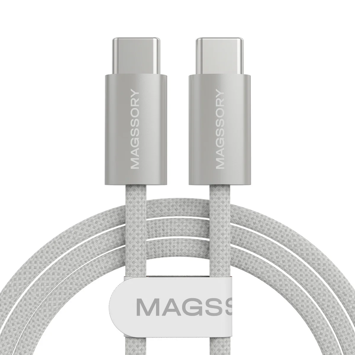 Кабель Magssory Line C 60W USB-C, 1,5 м (белый)