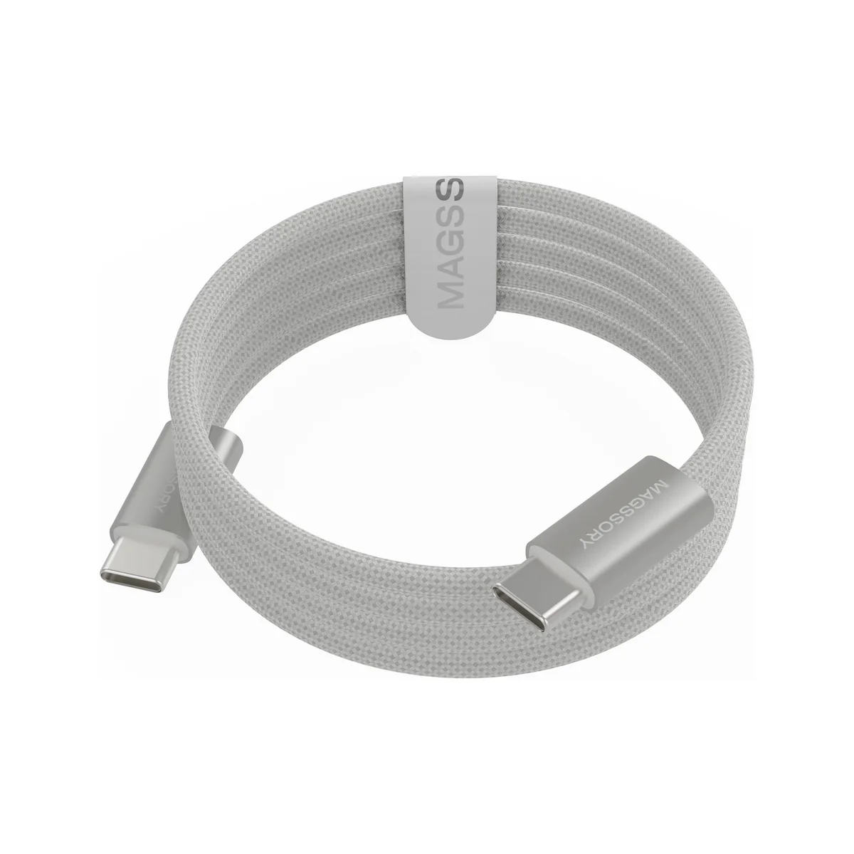 Кабель Magssory Line C 60W USB-C, 1,5 м (белый)