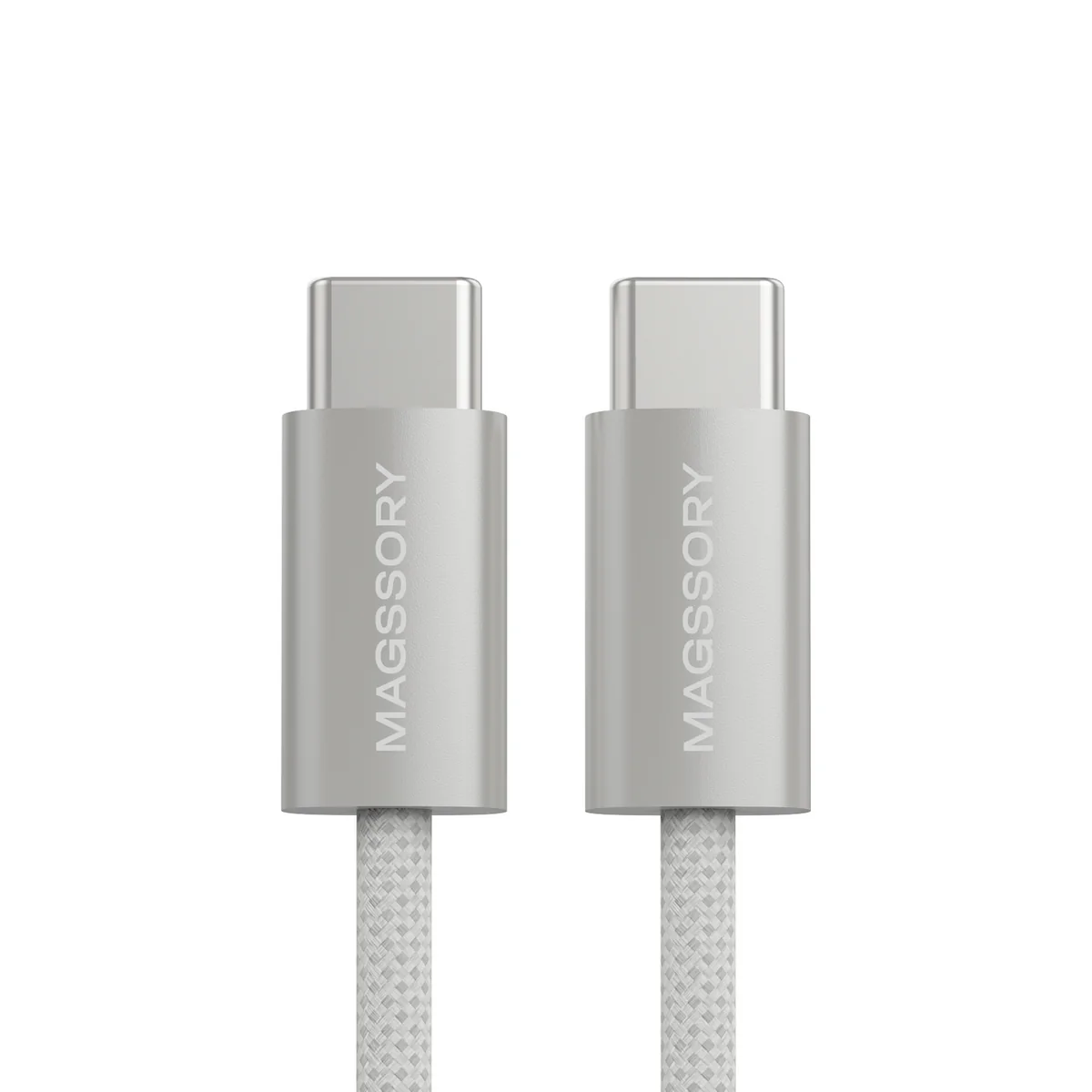 Кабель Magssory Line C 60W USB-C, 1,5 м (белый)