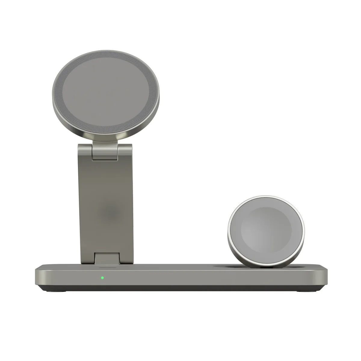 Беспроводная зарядная станция Magssory Yoga 3 в 1 MagSafe 15W (Titanium)