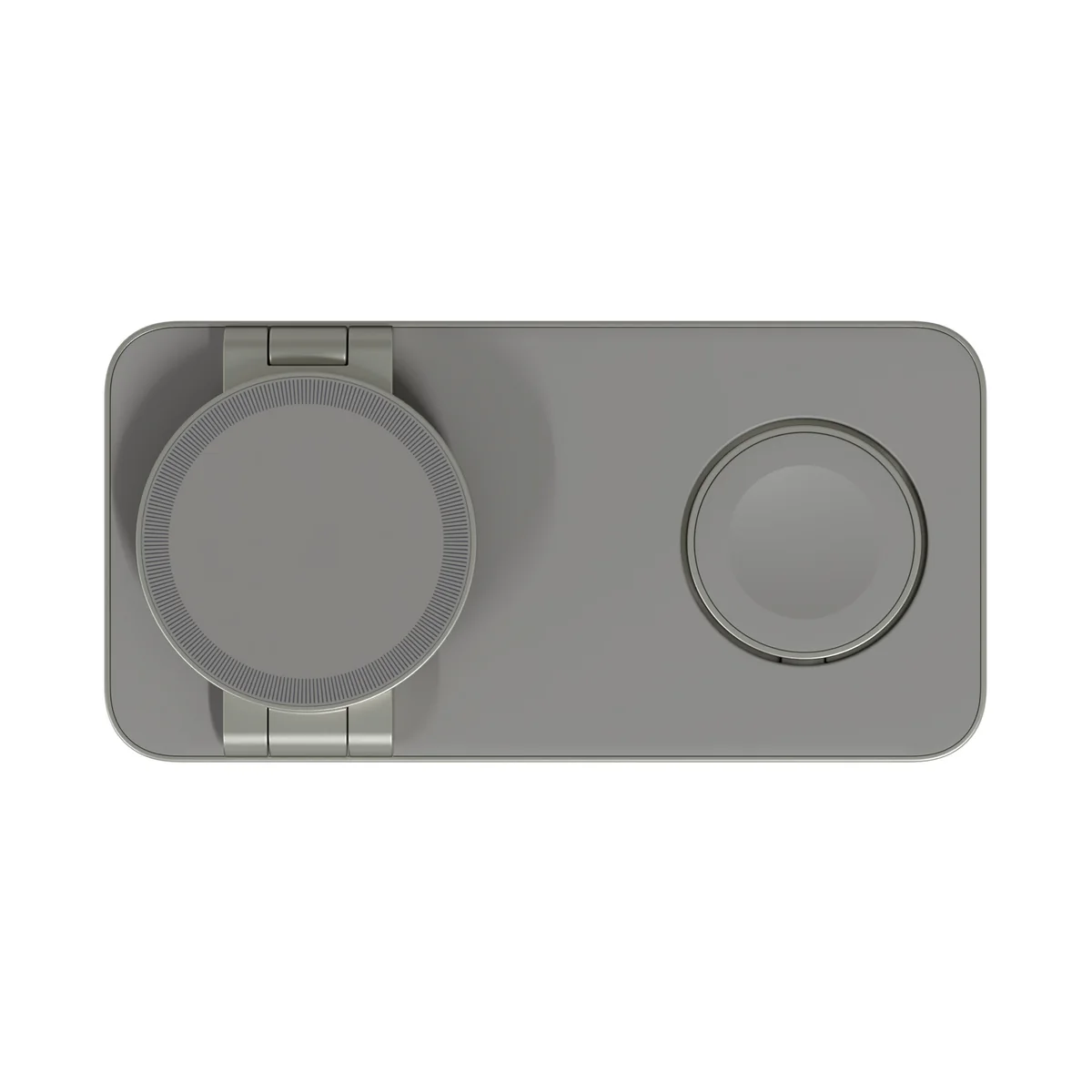 Беспроводная зарядная станция Magssory Yoga 3 в 1 MagSafe 15W (Titanium)