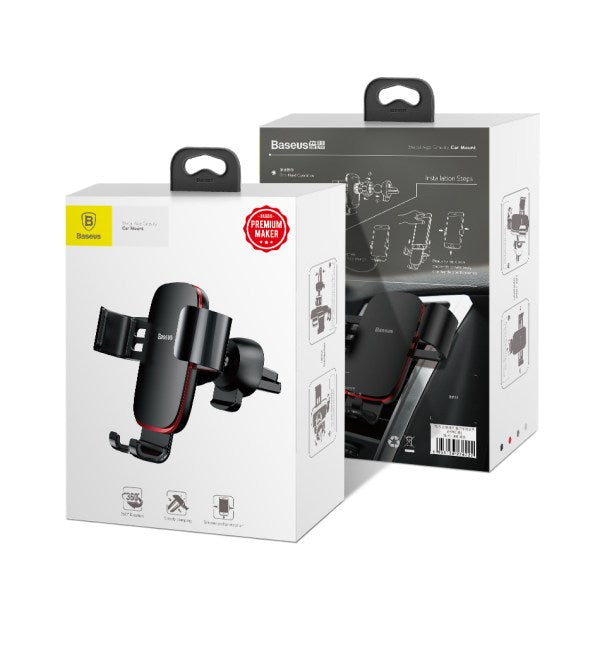 Автомобильный держатель Baseus Metal Age Gravity (Black)