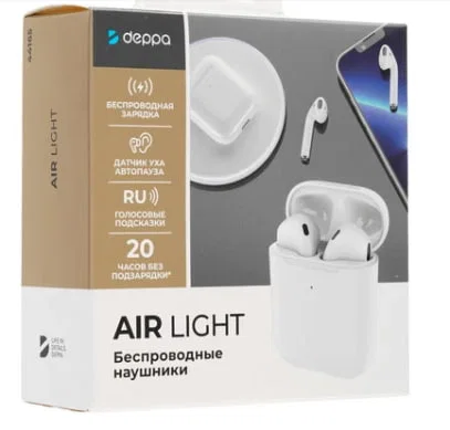 Беспроводные наушники Deppa Air Light