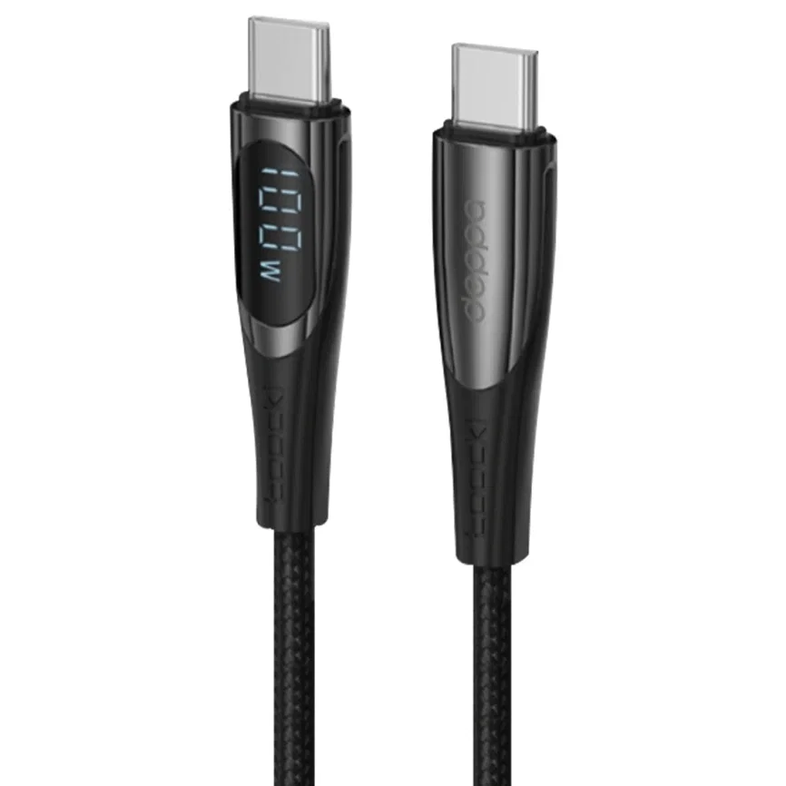 Кабель Deppa USB-C - USB-C 100W (1.5m)