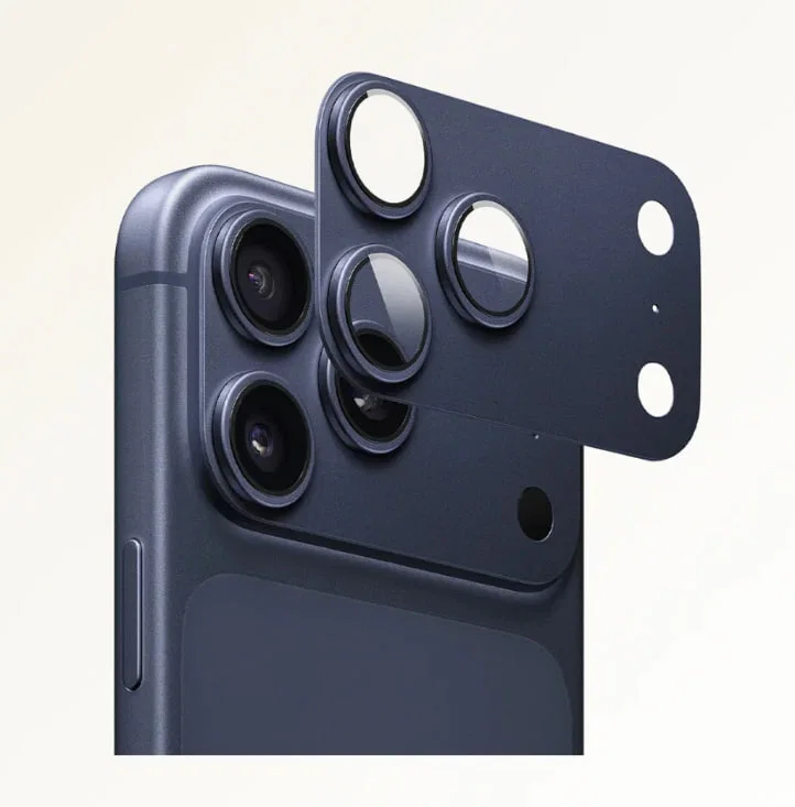 Защитное стекло для блока камеры Karerte iPhone 17 Pro Max Blue
