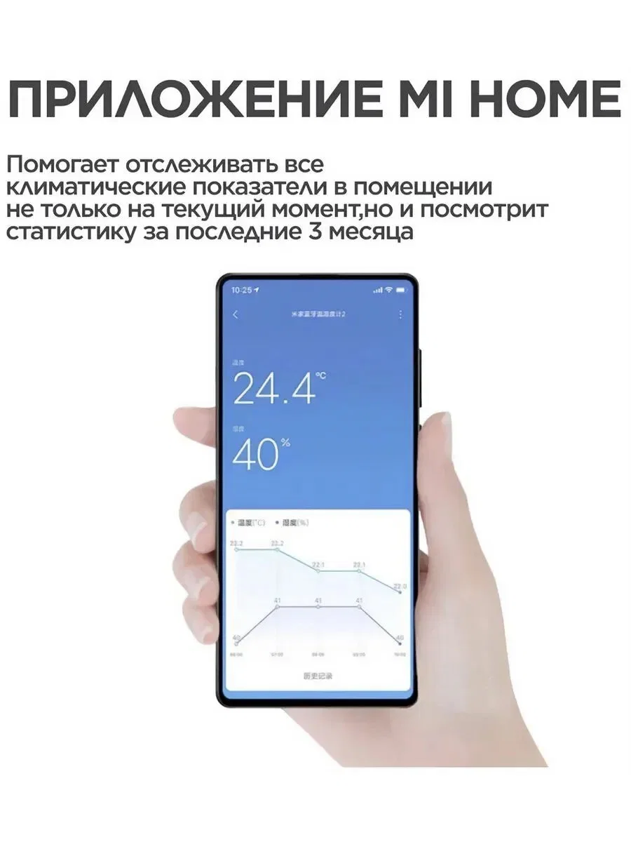 Датчик температуры и влажности Xiaomi Mijia Bluetooth