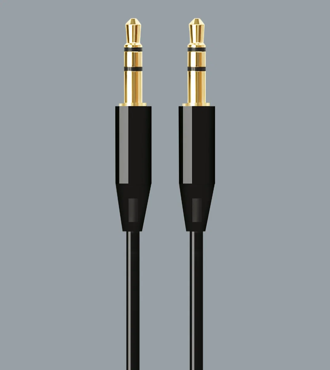 Кабель AUX Deppa 3.5mm - 3.5mm витой 1.2m (Black)