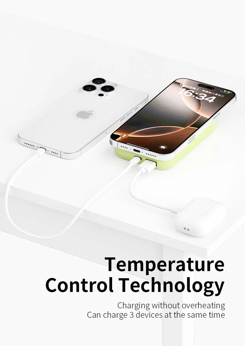 Внешний аккумулятор MangoTek MagSafe MGP03 10000mAh (Green)