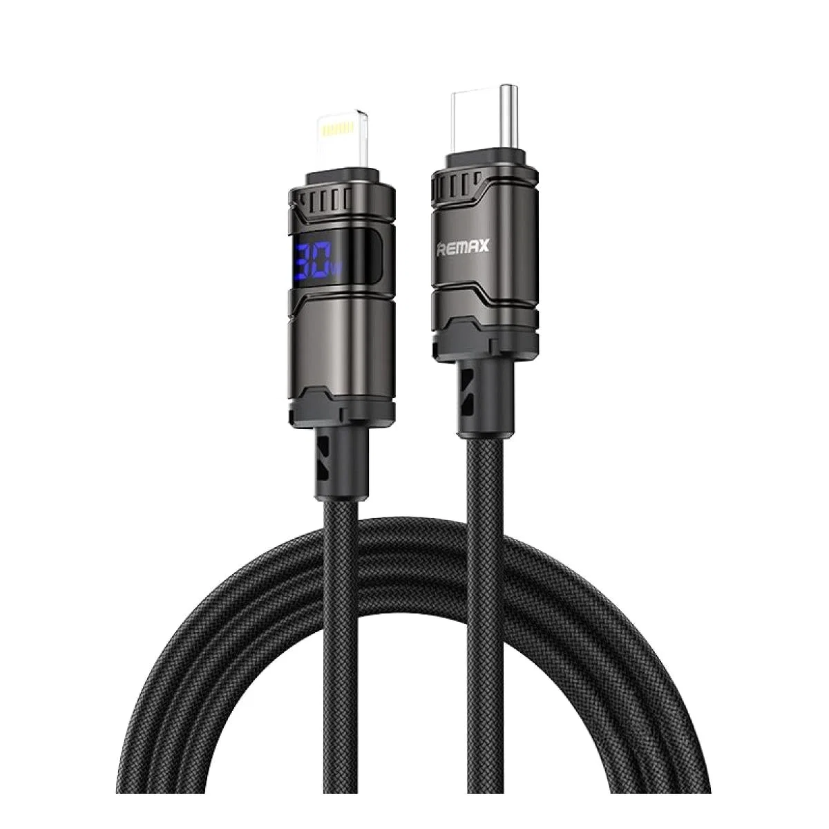 Кабель Remax C01-CL USB-C - Lighting 30W черный