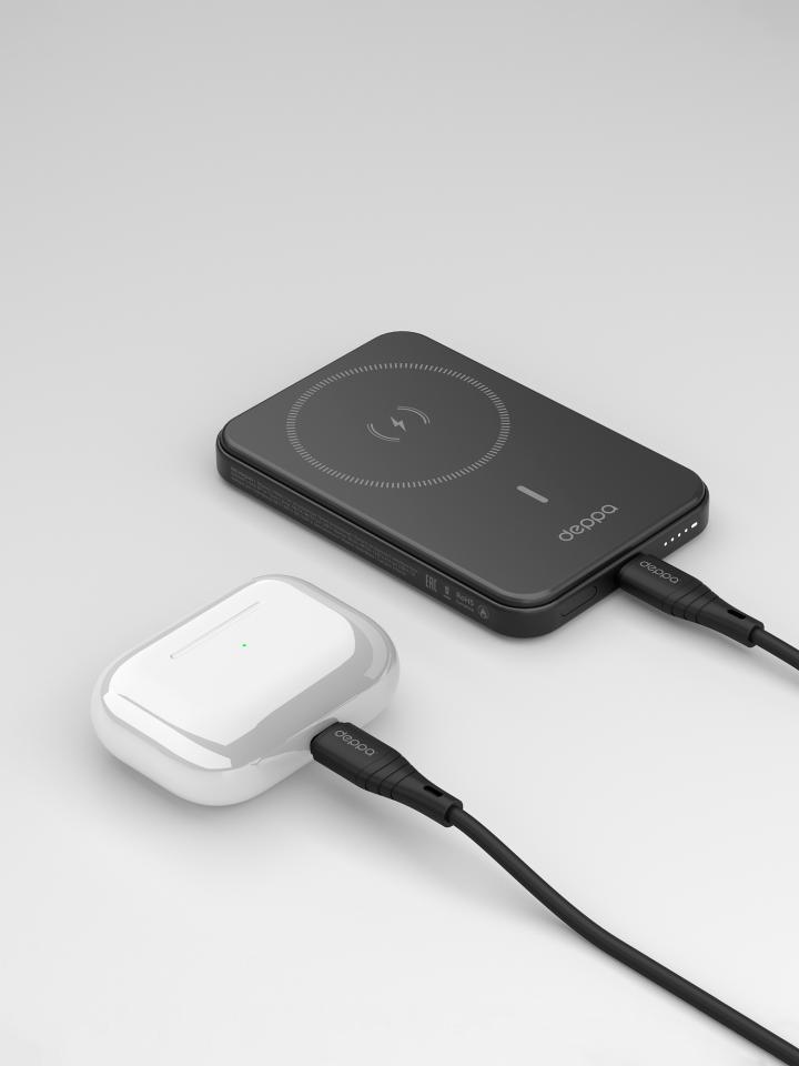 Внешний аккумулятор Deppa NRG MagSafe Basic 5000mah 15W