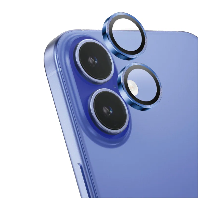 Защитное стекло для камеры WiWU Lens Guard LG-005  iPhone  iPhone 16/16 Plus , (Blue)