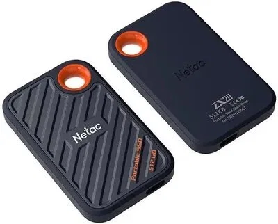 Портативный внешний SSD диск Netac ZX20 USB 3.2 512GB (2000 Мб/с)