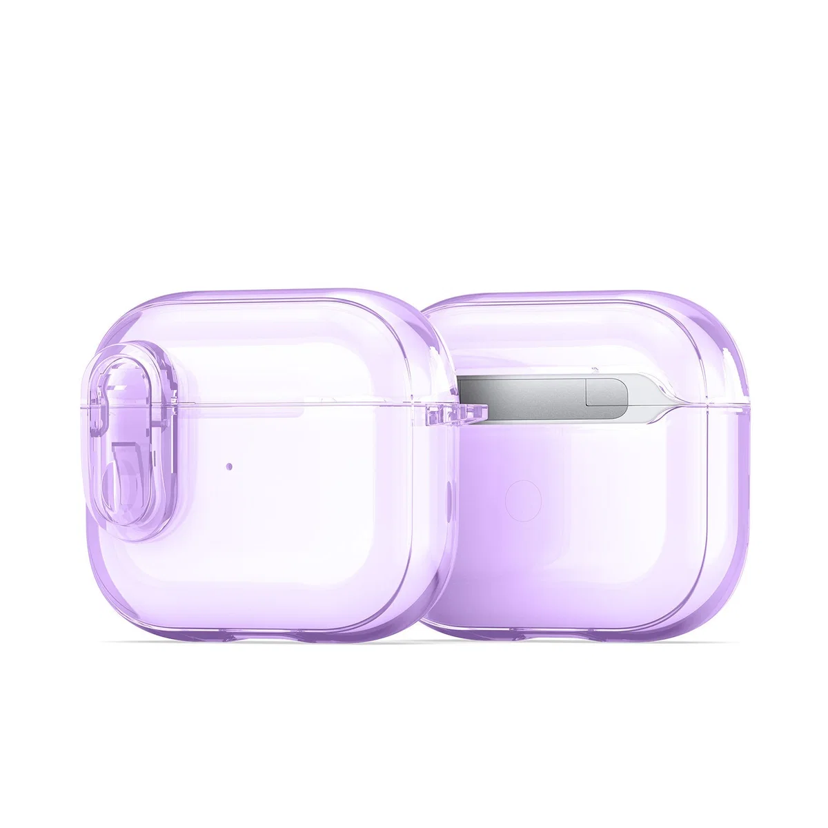Пластиковый чехол для AirPods 3 фиолетовый