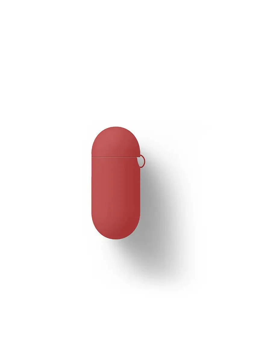 Silicone case for AirPods 1/2 красный