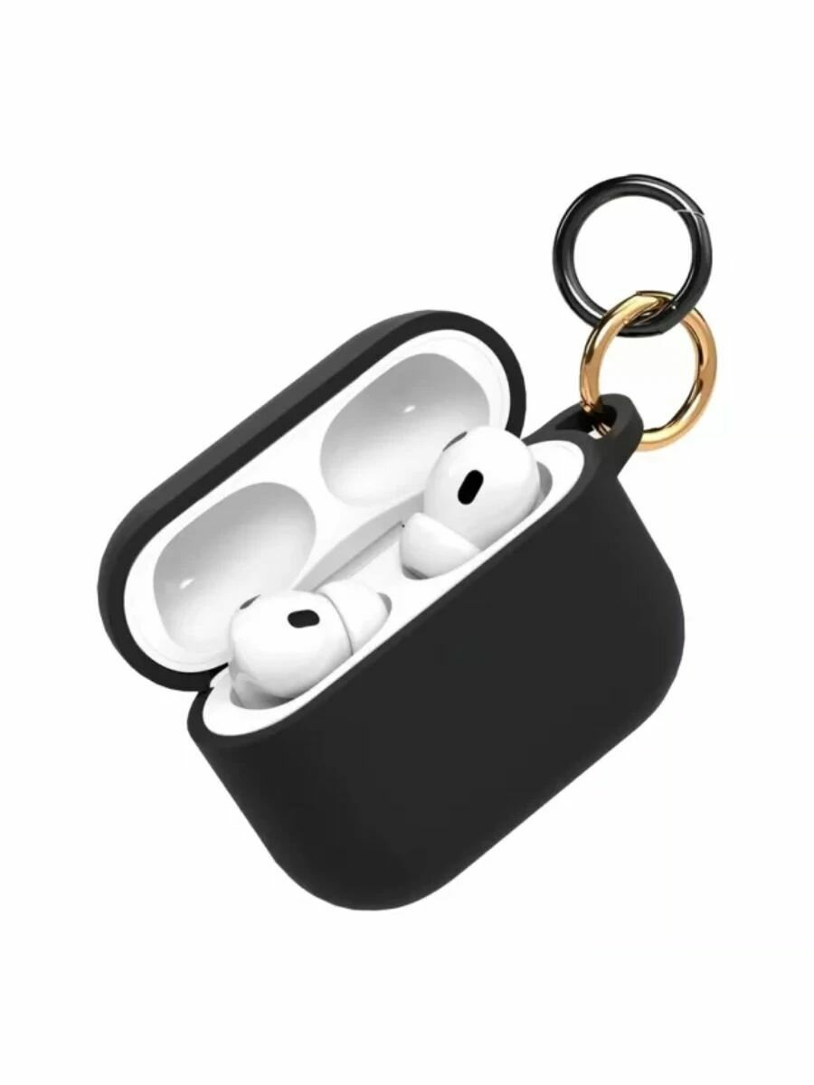 Чехол защитный VLP Charm Case для AirPods Pro/Pro 2, черный