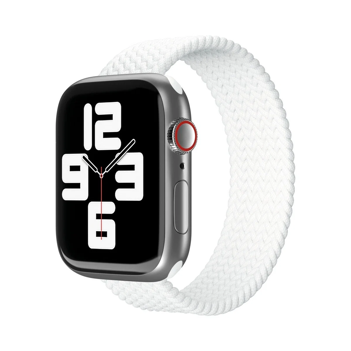 Ремешок нейлоновый плетёный VLP для Apple Watch 38/40/41, 2 шт белый