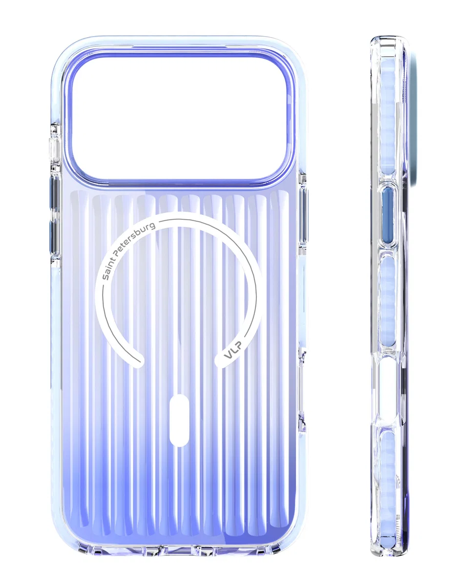 Чехол VLP Pulse Case с MagSafe для iPhone 17 Pro Max /18 Pro Max (Синий)