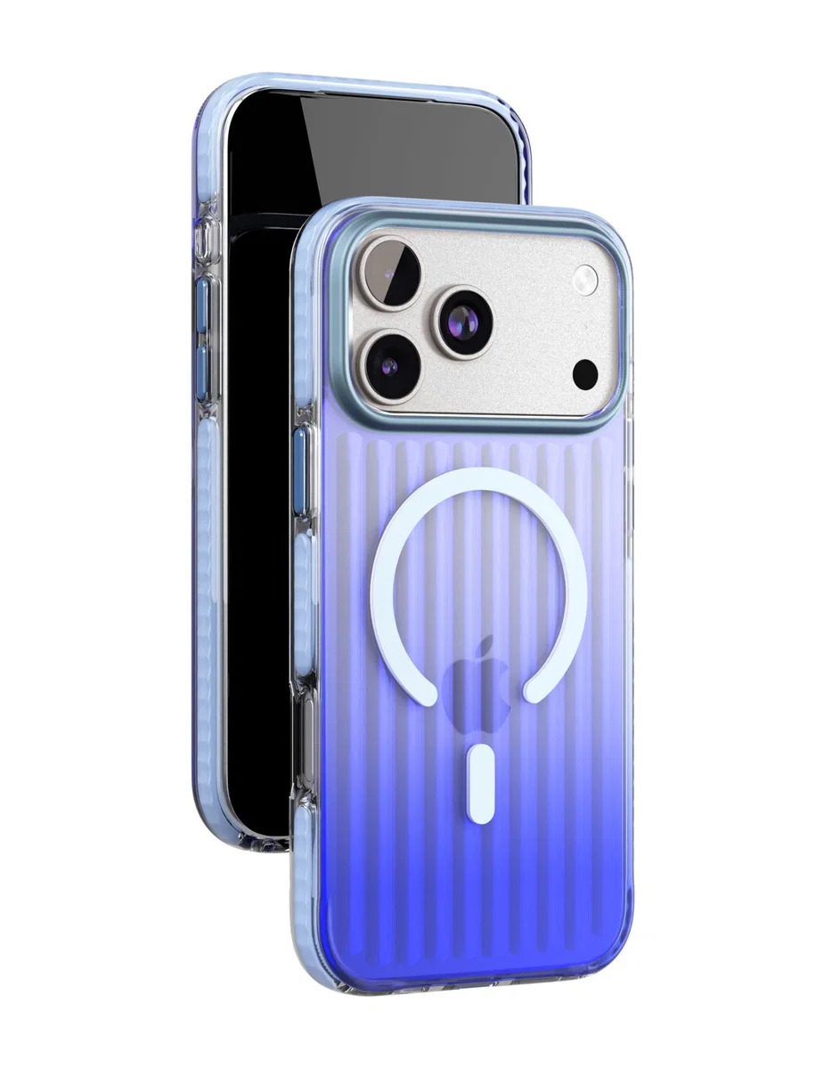 Чехол VLP Pulse Case с MagSafe для iPhone 17 Pro Max /18 Pro Max (Синий)