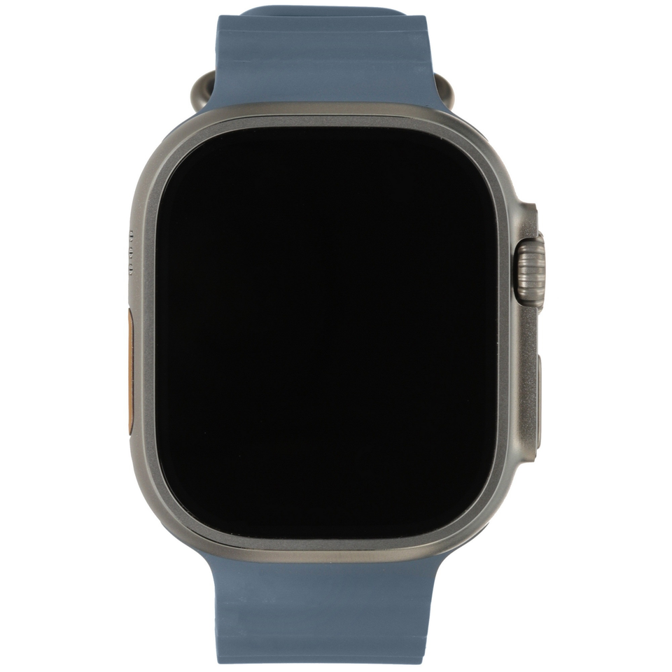 Apple Watch Ultra 3 49mm Natural Titanium Ocean Band Anchor Blue
