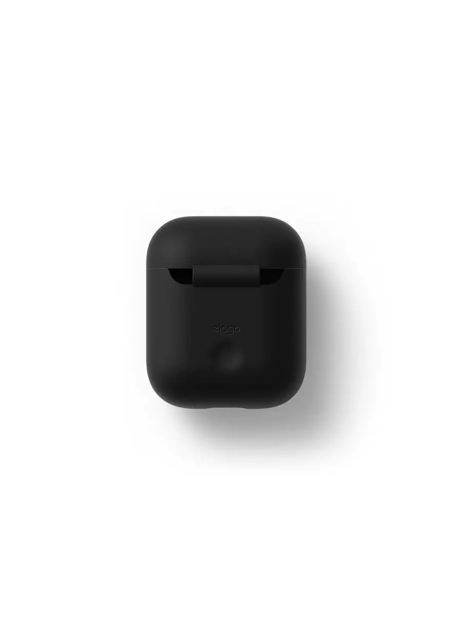 Silicone case for AirPods 1/2 черный