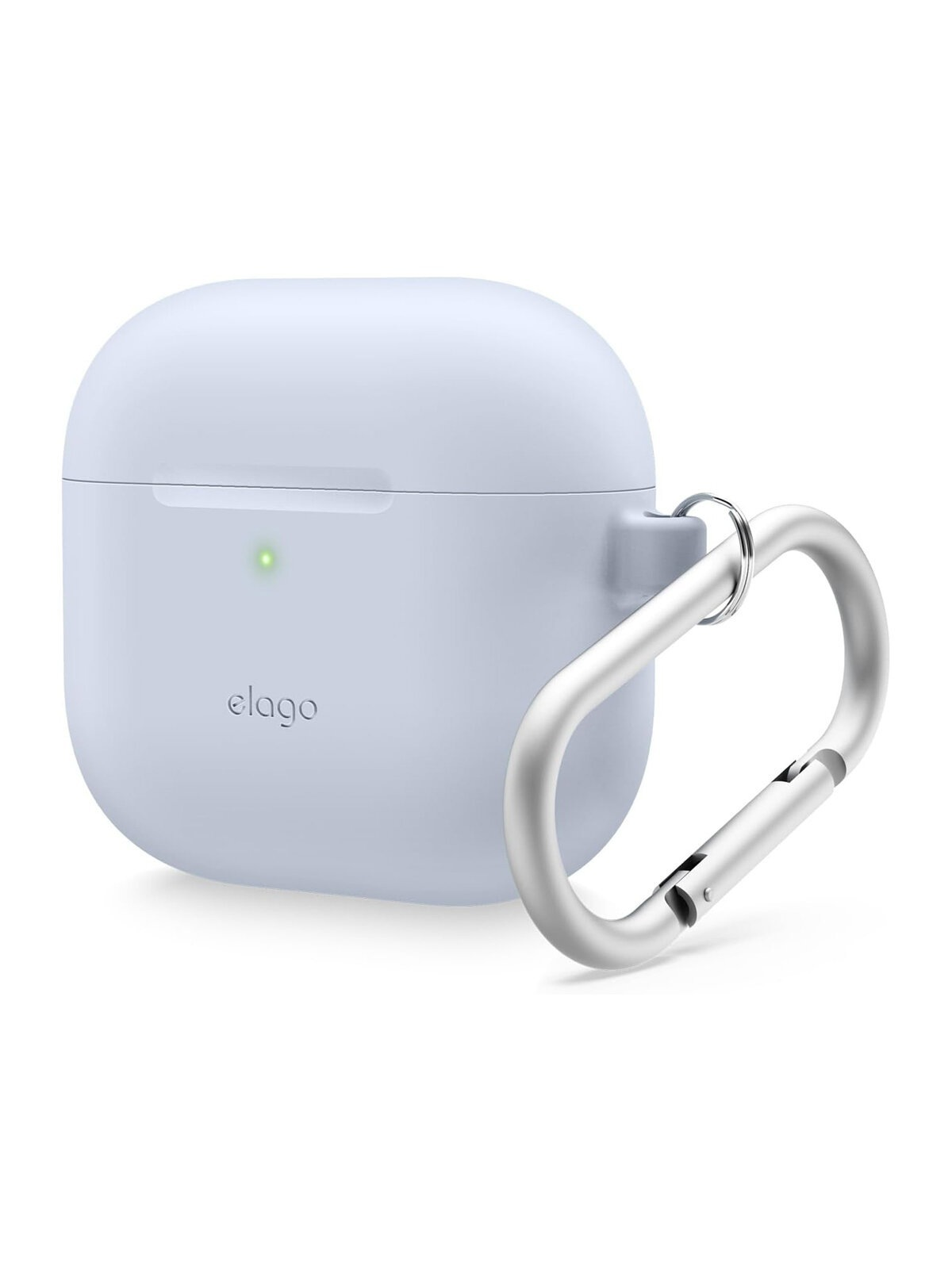 Silicone case for AirPods 4 светло-синий