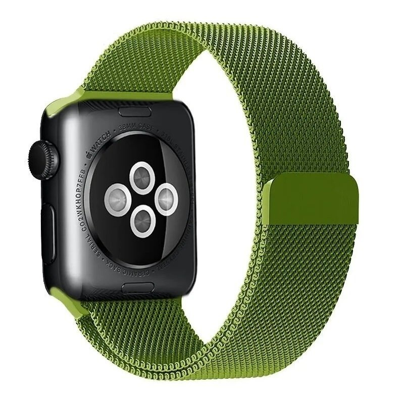 Ремешок миланская петля  для Apple Watch 42/44/45,салатовый