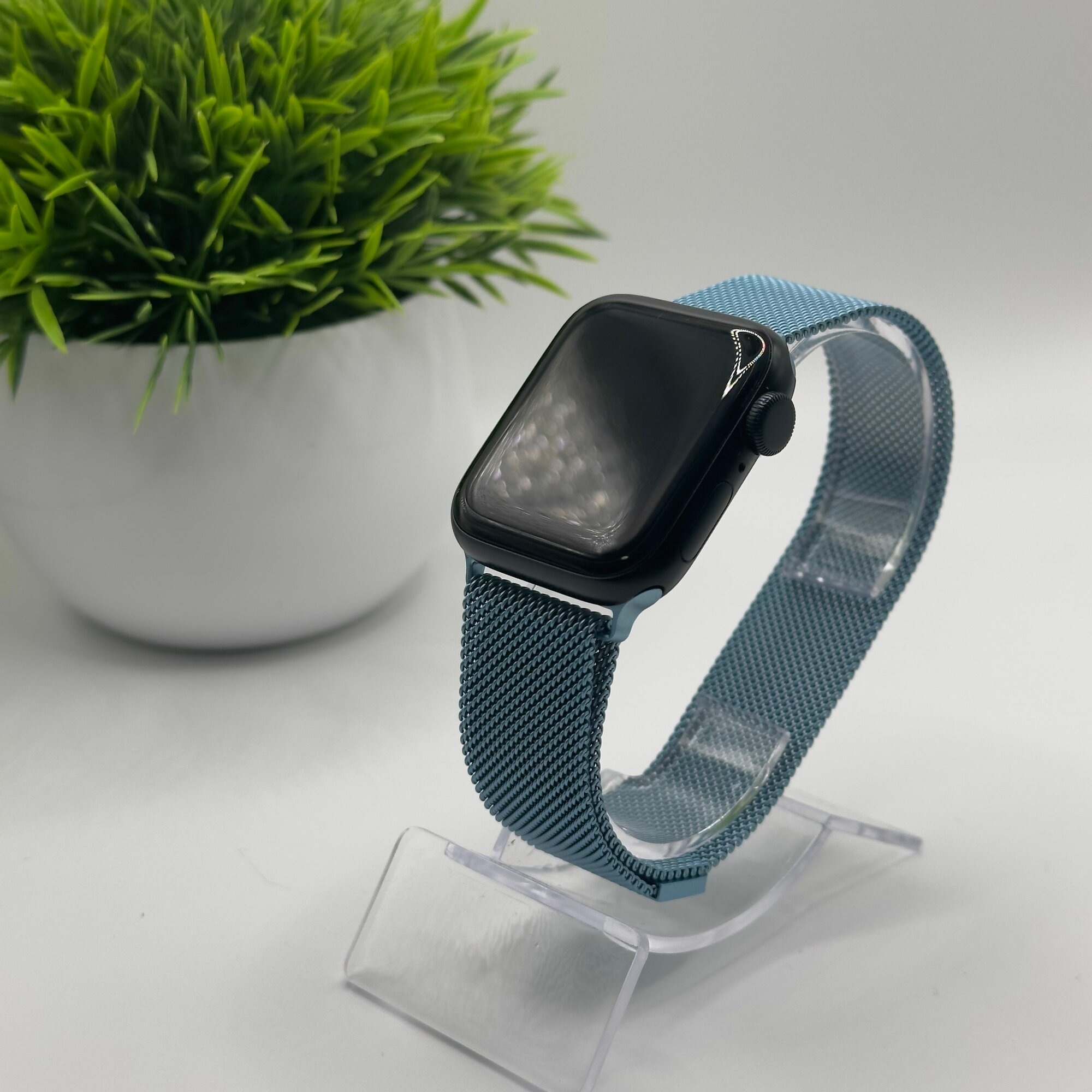 Ремешок миланская петля  для Apple Watch 42/44/45, небесно-голубой