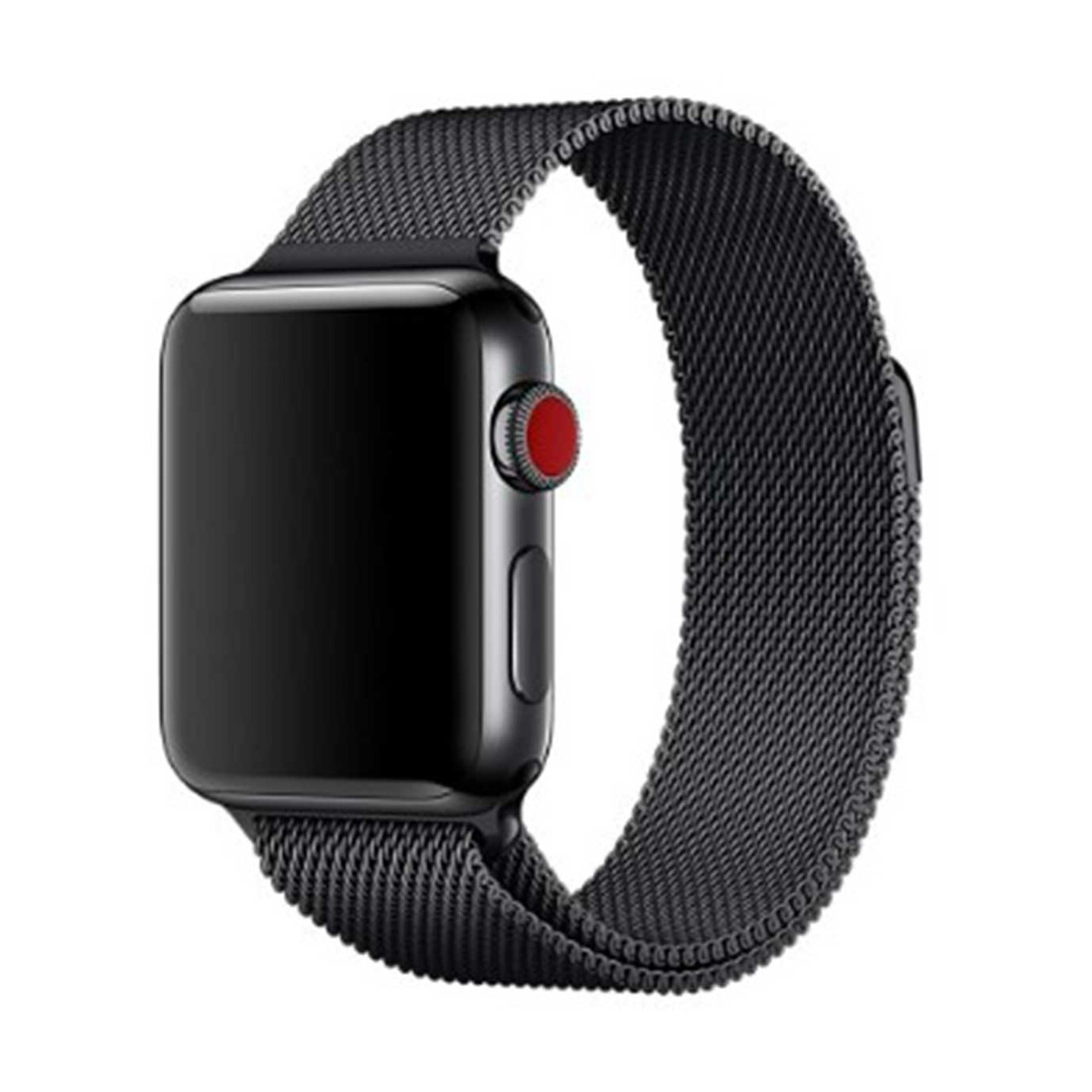 Ремешок миланская петля  для Apple Watch 42/44/45/49 черный