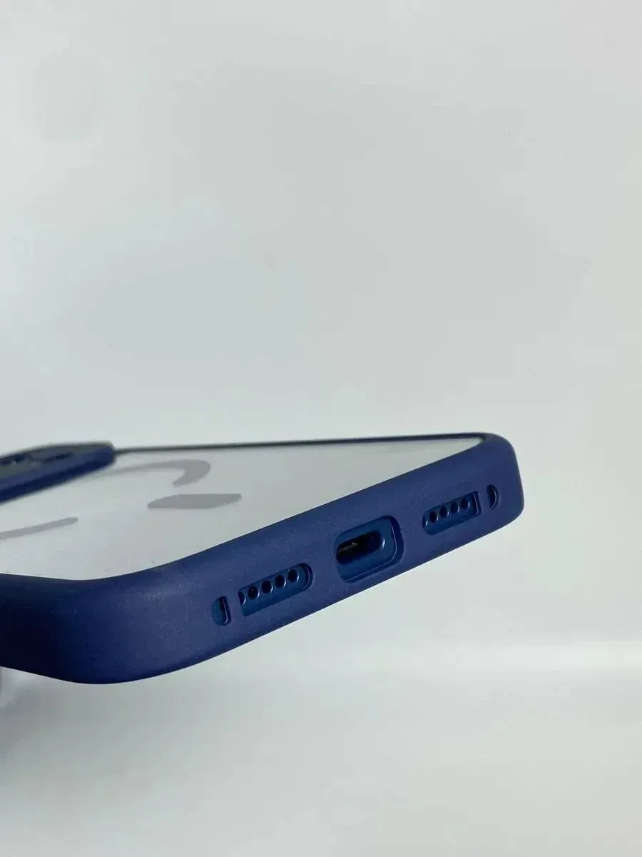 Чехол KEEPHONE Armor Grip MagSafe Clear Case ip 17 Pro Max Blue