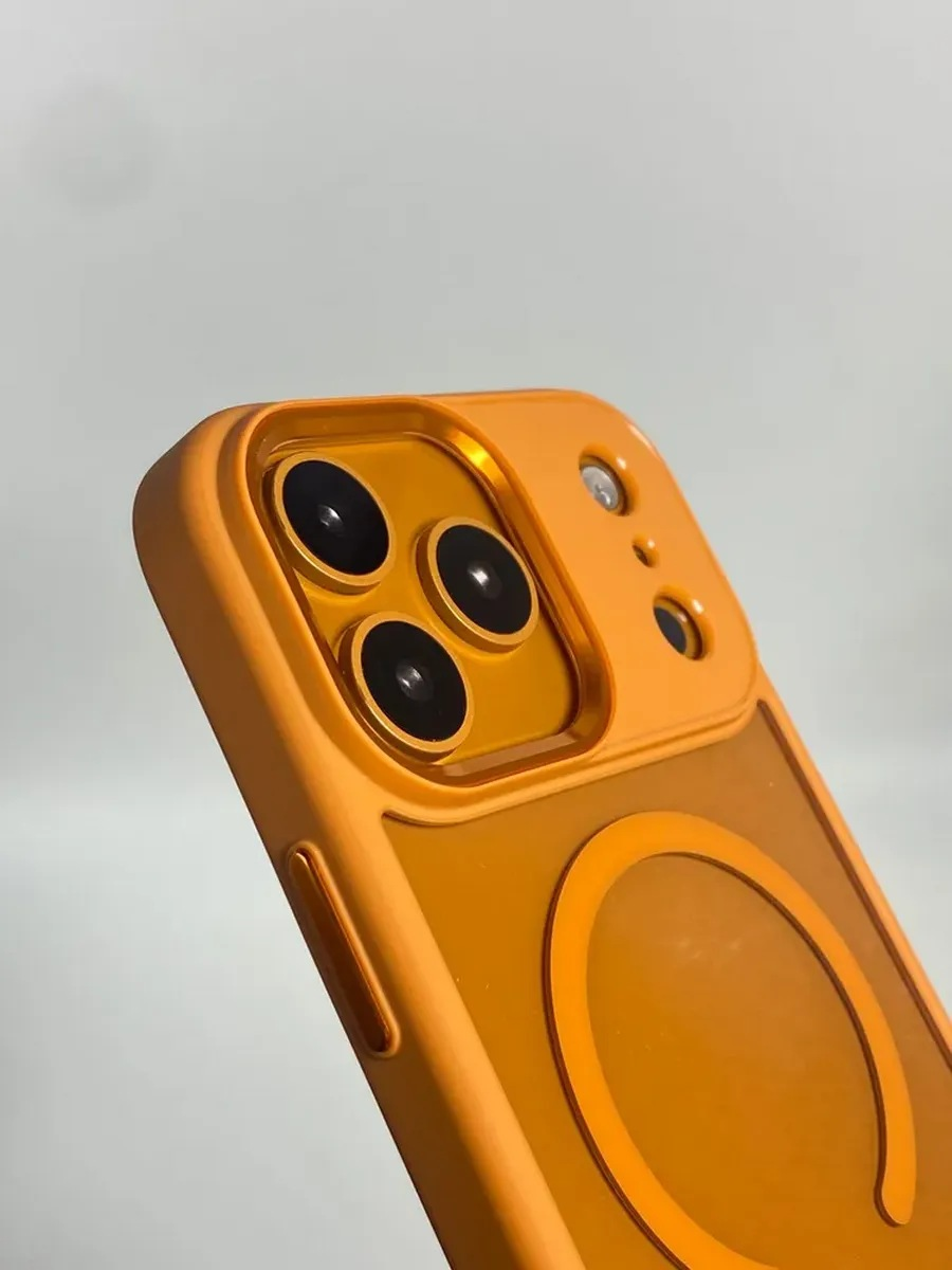 Чехол KEEPHONE Armor Grip MagSafe Clear Case ip 17 Pro Max Orange