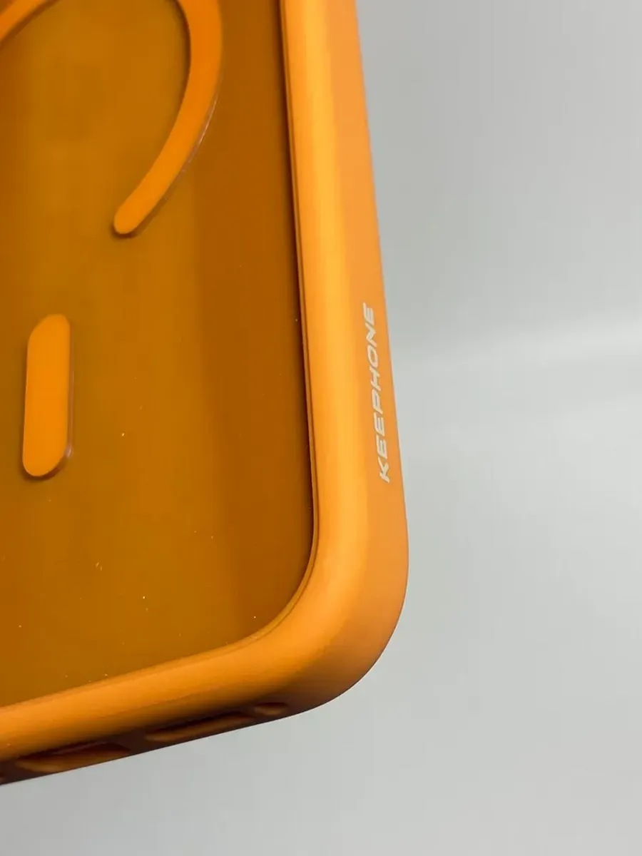 Чехол KEEPHONE Armor Grip MagSafe Clear Case ip 17 Pro Max Orange