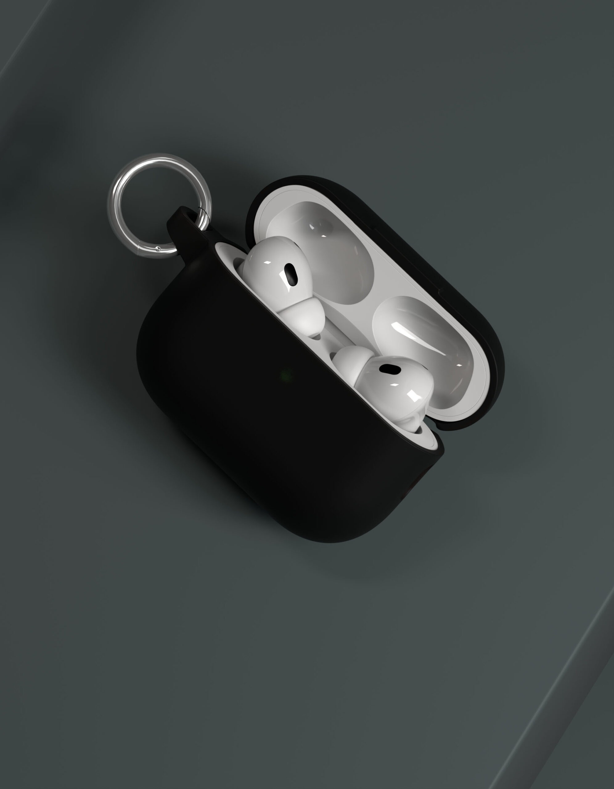 Чехол защитный VLP Satin Case для AirPods Pro 3, черный