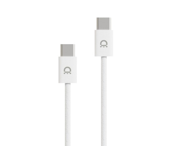 Кабель AceFlow USB-C to USB-C 1М · White