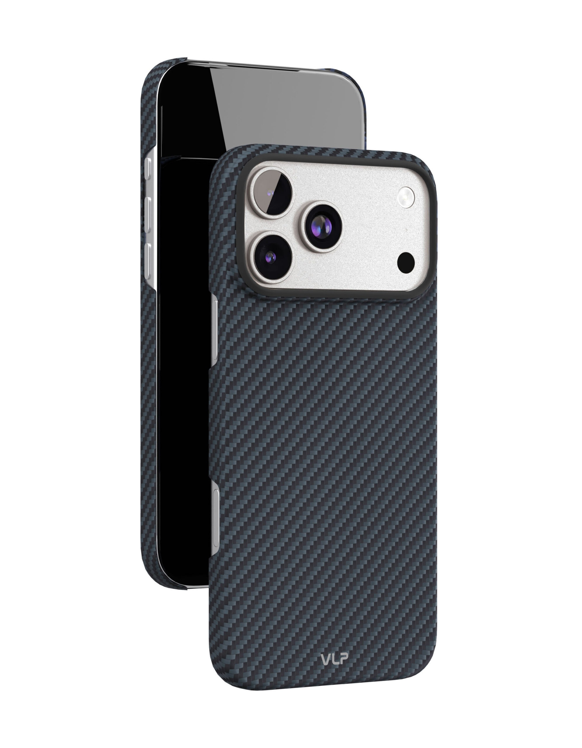 Чехол VLP Kevlar Case с MagSafe для iPhone 17 Pro Max /18 Pro Max (Синий)