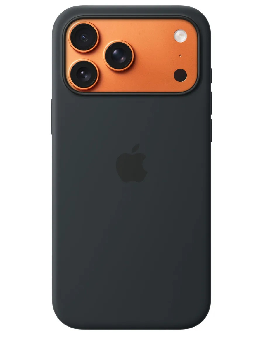Чехол Silicone Case 17 Pro Max/18 Pro Max черный (лого)