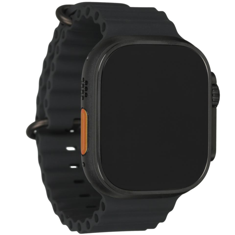 Apple Watch Ultra 3 49mm Black Ti Black Ocean Band