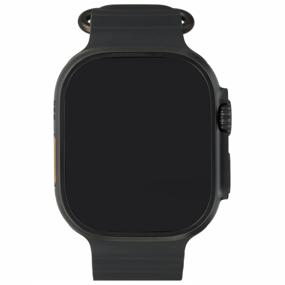 Apple Watch Ultra 3 49mm Black Ti Black Ocean Band