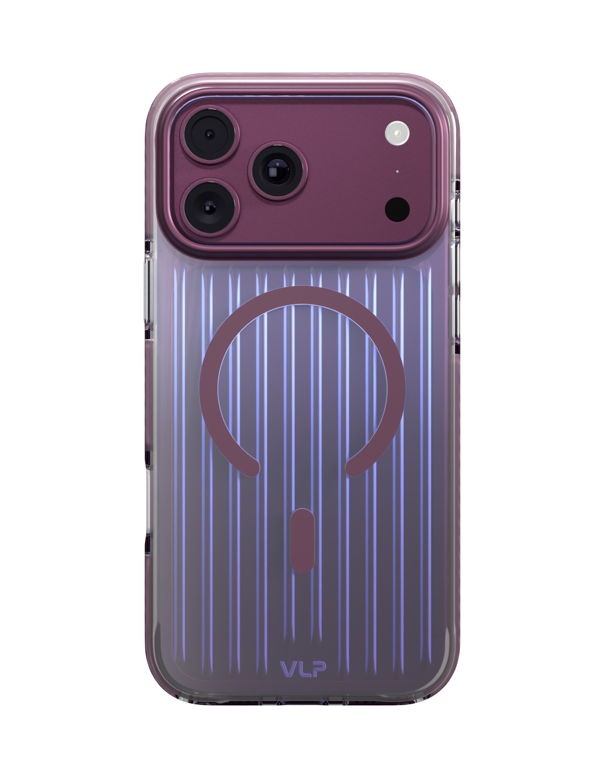 Чехол VLP Pulse Case с MagSafe для iPhone 17 Pro Max / 18 Pro Max (Темно - вишневый)