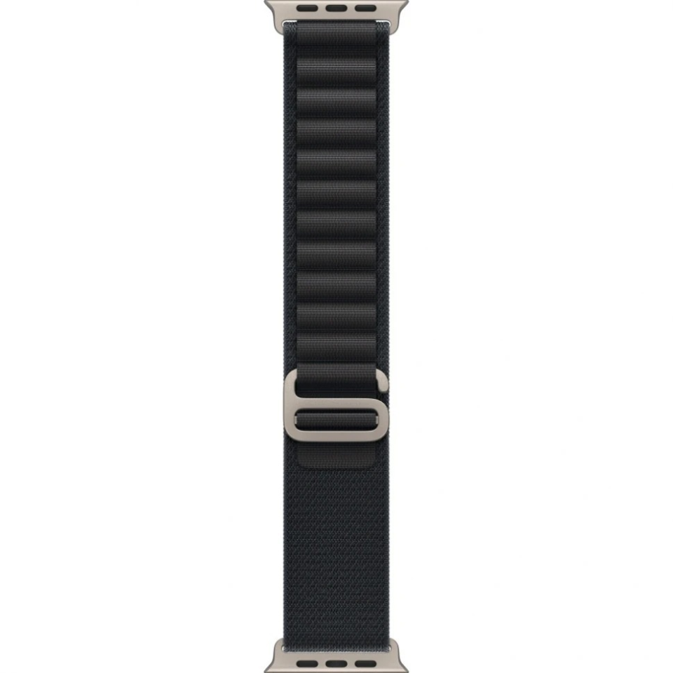 Apple Watch Ultra 3 49 mm Black Titanium Alpine Loop Light Blue