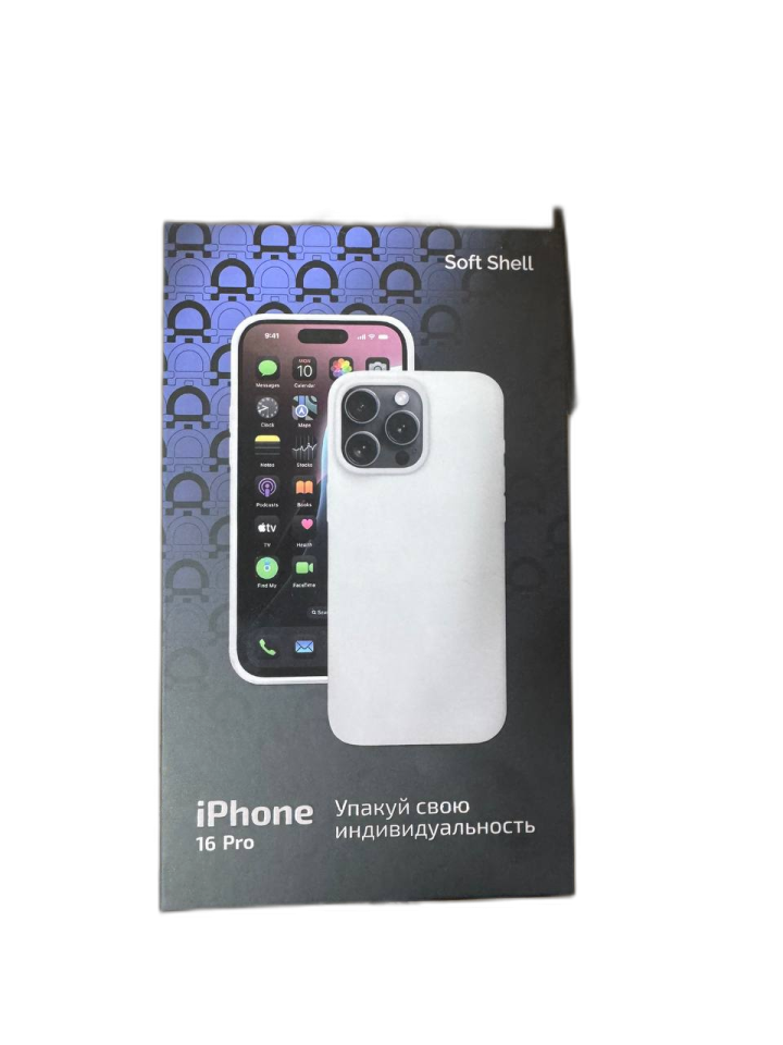 Чехол AceCase Soft Shell White Titanium для iPhone 16 Pro