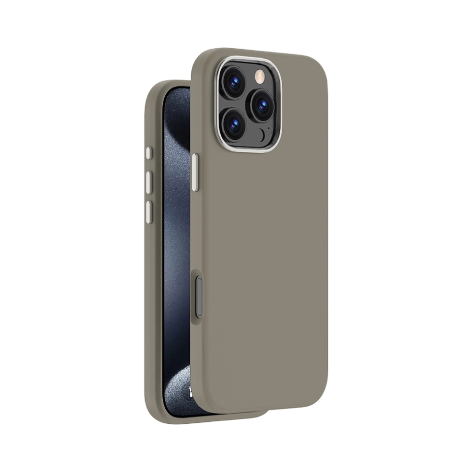 Чехол Deppa Liquid Silicone Pro MagSafe для iPhone 16 Pro Серый